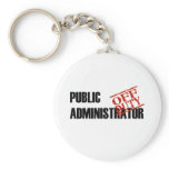 OFF DUTY PUBLIC ADMIN LIGHT keychains