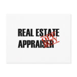 OFF DUTY REAL ESTATE APPRAISER LIGHT postcards