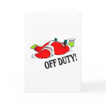 Off Duty Santa (Drunk) cards