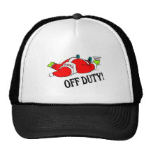 Off Duty Santa (Drunk) Hat
