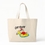 Off Duty Santa (Sunbathing) bags