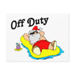 Off Duty Santa (Sunning) postcards