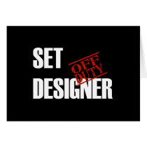 OFF DUTY SET DESIGNER DARK CARDS