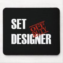 OFF DUTY SET DESIGNER DARK MOUSE MAT