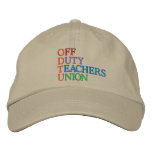 Off Duty Teachers Cap by SRF embroidered hats