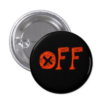 OFF PINBACK BUTTON