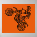 Off-road moto race posters