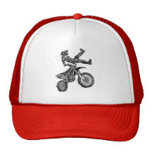 Off road moto racing mesh hat