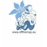 Off The Map Logo with Flower t-shirts