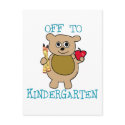 Off to Kindergarten postcards