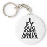 Offensive dyslexic slogan keychains