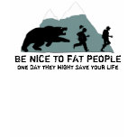 Offensive fat joke women's t-shirts