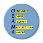 Offensive,insulting anti Obama magnets