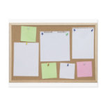 office cork board postcards