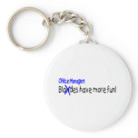 Office Managers Have More Fun Keychain