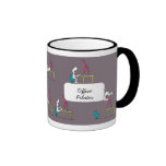 Office Pilates Mug, brown