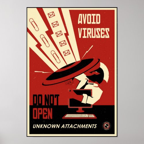 Office Propaganda: Avoid Downloads zazzle_print