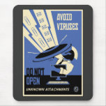 Office Propaganda: Downloads (blue) mousepads