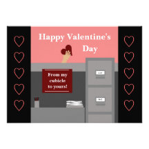 Office Valentine Custom Invite