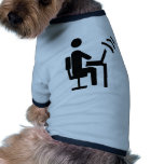 office worker doggie shirt