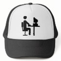office worker icon hats
