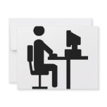 office worker icon invitations