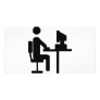 office worker icon picture card