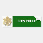 OFFICER HAT, BEEN THERE! BUMPER STICKER
