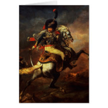 Officer of the Hussars, 1814 Greeting Card