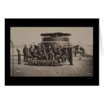 Officers on the Deck of the USS Monitor 1861 Greeting Cards