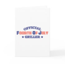 Official 4th Of July Griller Cards