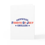 Official 4th Of July Griller cards