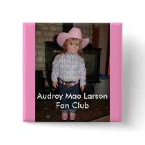 Official Audrey Mae Larson Fan Club Pin