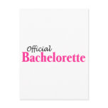 Official Bachelorette (Pink) postcards