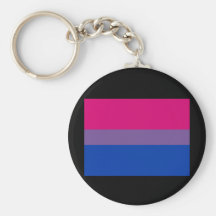 OFFICIAL BISEXUAL PRIDE FLAG KEYCHAIN