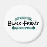 Official Black Friday Shopper (Green) Magnet