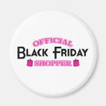 Official Black Friday Shopper (Pink) Fridge Magnets
