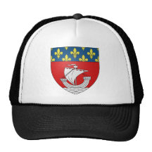 Official Blason Paris Coat Heraldry Symbol France Hat