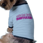 Official Bride Bodyguard pet clothing