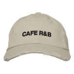 Official Cafe R&B "Tattered" Hat embroidered hats