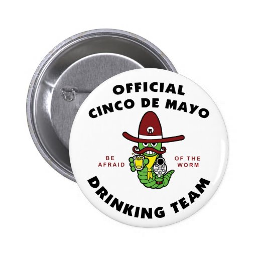 Official Cinco de Mayo Drinking Team Button