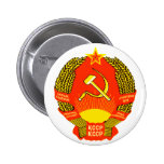 Official Coat of arms Kazakhstan Heraldry Symbol Pinback Buttons