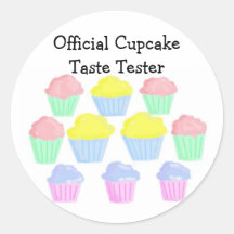 Official CupcakeTaste Tester Stickers
