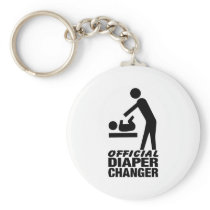 Official Diaper Changer Key Chain