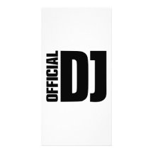 Official DJ Photo Greeting Card