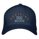 Official Dog Walker Hat embroidered hats