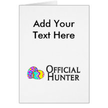 Official Easter Egg Hunter Greeting Cards