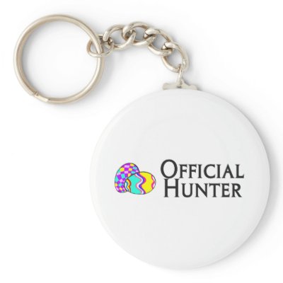Official Easter Egg Hunter Keychain by TeeZazzle