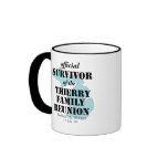 Official Family Reunion Survivor - Michigan Blue mugs