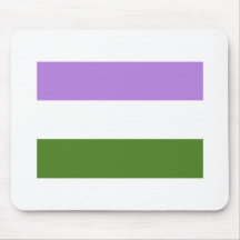 OFFICIAL GENDERQUEER PRIDE FLAG MOUSEPAD